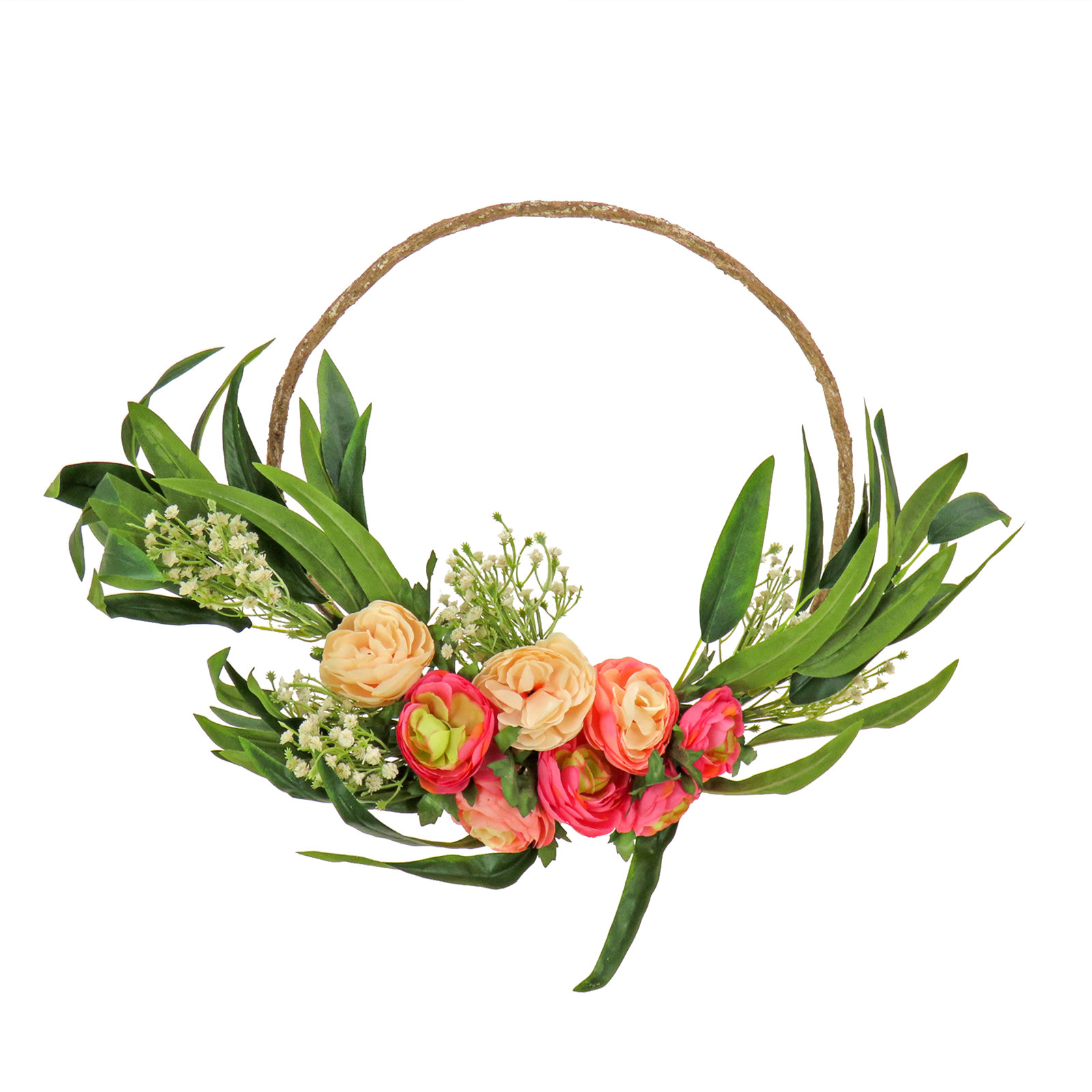 Primrue Faux Eucalyptus Polyester 4'' Wreath